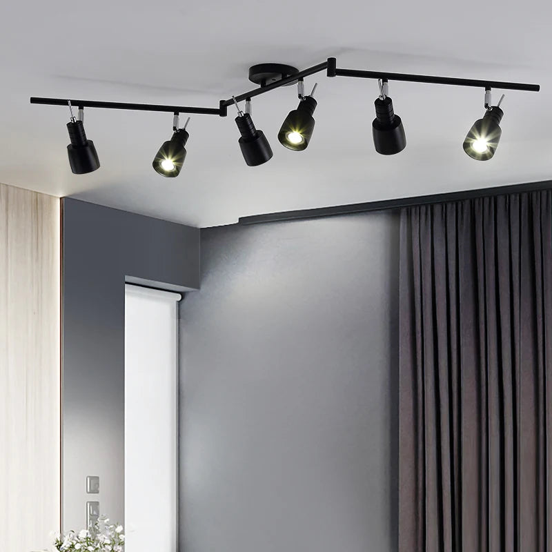 plafonnier led design pour salon bar et bureau - vue 3 sur 17