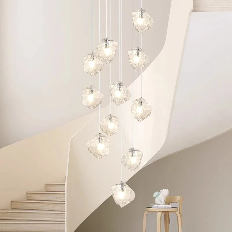 lustre moderne à led pour éclairage intérieur suspendu - vue 3 sur 18