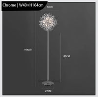 lampadaire led pissenlit de luxe winfordo