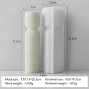 moule silicone bougie aromatique cylindrique pour résine et plâtre