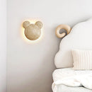 Applique murale ours créative de Style crème moderne