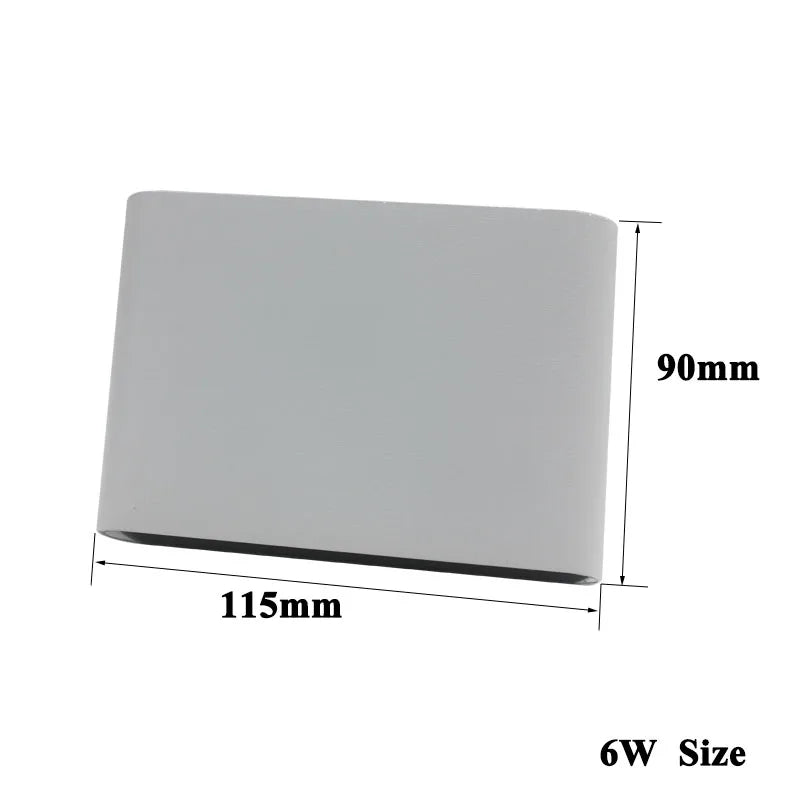 applique murale moderne étanche en aluminium pour extérieur décoratif - vue 4 sur 7