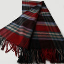 Plaid laine cachemire motif ecossais style pastoral chaud
