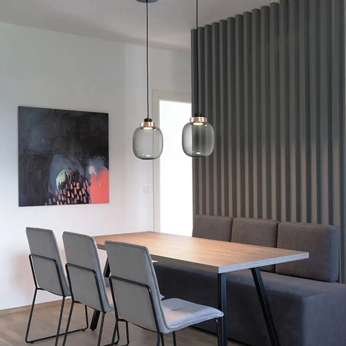 Lustre en verre de Style moderne