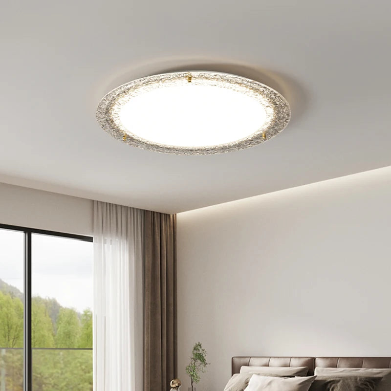 plafonnier led en cristal moderne et luxueux pour intérieur - vue 5 sur 7