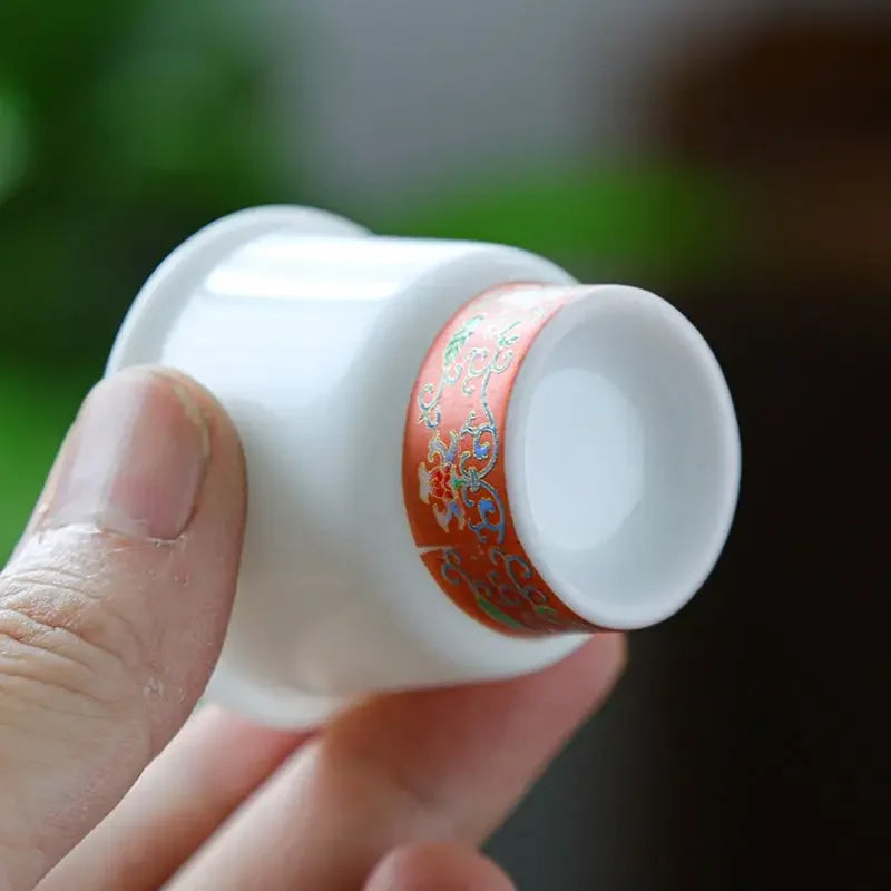 Service the kung fu porcelaine chinois 6 tasses