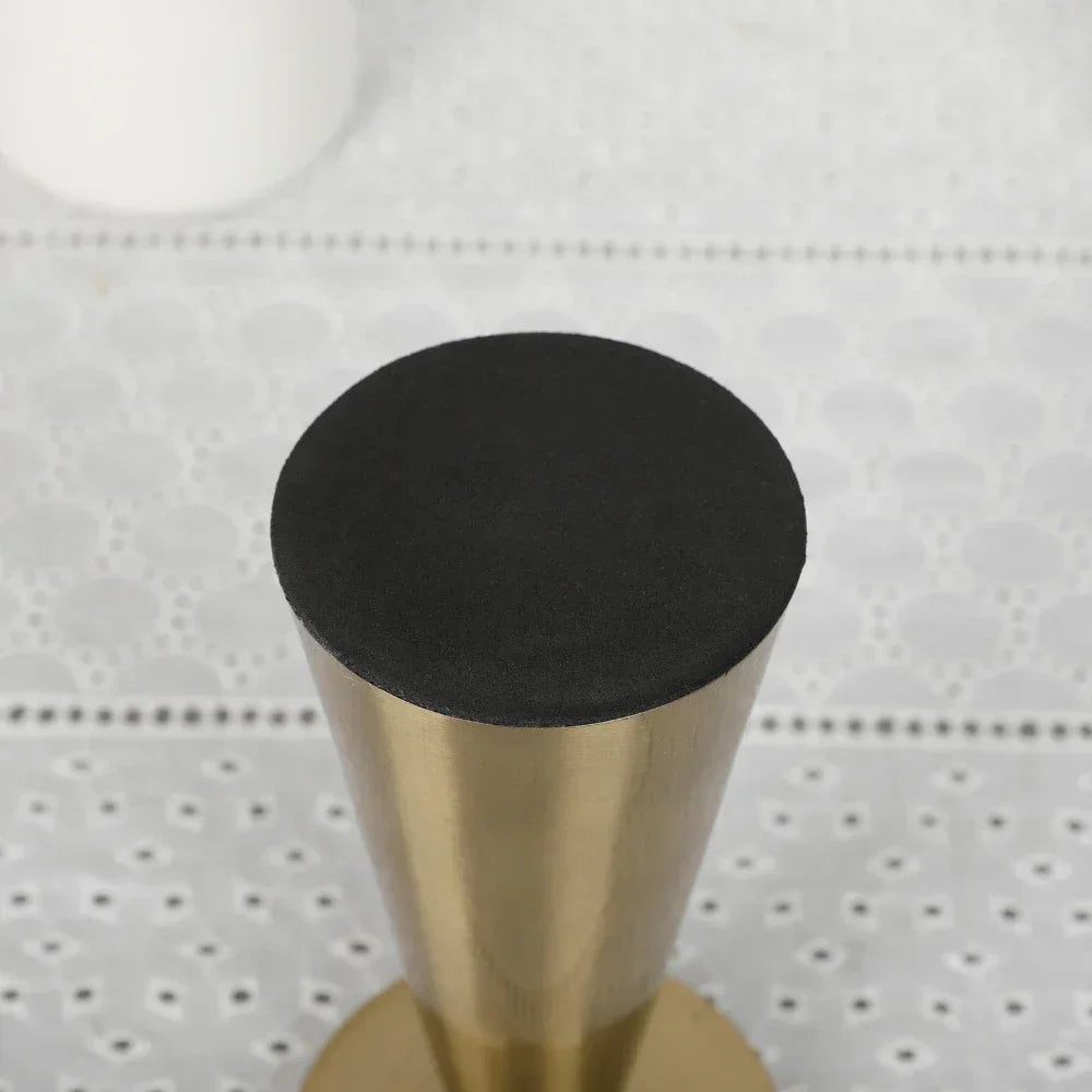 lot de 3 bougeoirs en métal pour décoration mariage et cadeaux luxe - vue 5 sur 6