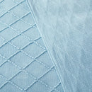 plaid tricoté jacquard motif carreaux style nordique