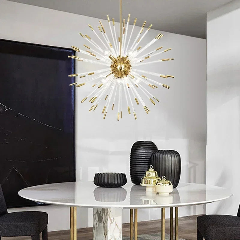 suspension en cristal de luxe éclairage décoratif pour tous les espaces