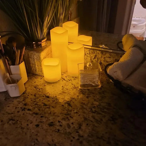 lampe à bougie électrique sans flamme pour décorations de mariage et fêtes