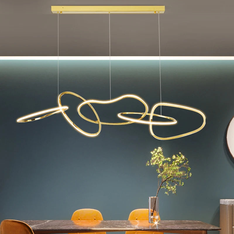 Chambre moderne salle à manger décorative led plafonniers lampes suspendues éclairage intérieur éclairage intérieur plafonnier lustre