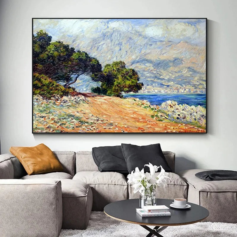 peintures sur toile paysages impressionnistes affiches décoratives