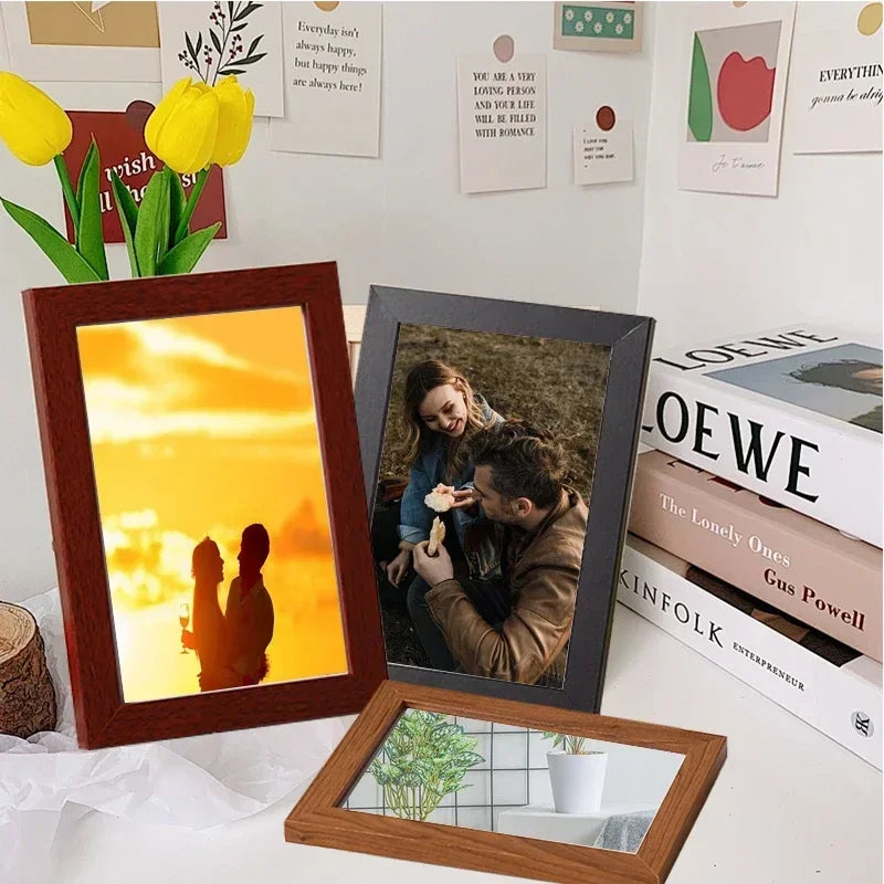 cadre photo en bois pour portraits de famille et mariages - vue 4 sur 12