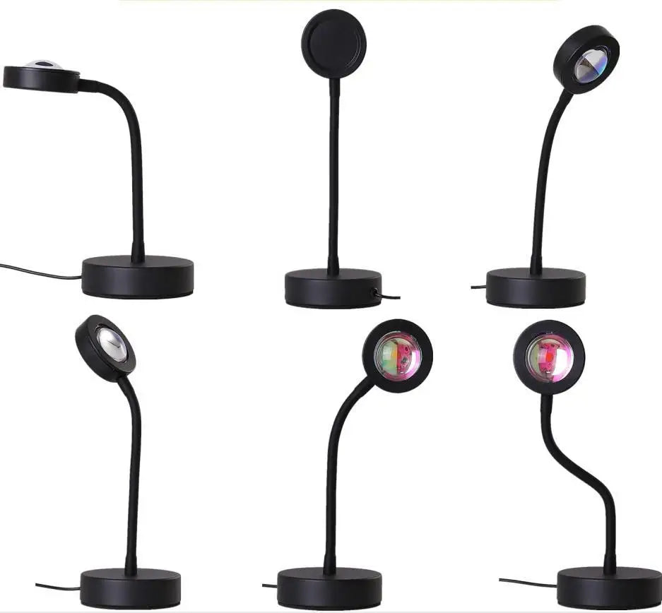 lampe led coucher de soleil veilleuse projecteur ambiance festive - vue 7 sur 9