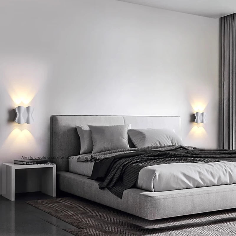 applique murale led extérieure étanche décoration jardin lumineuse - vue 11 sur 12
