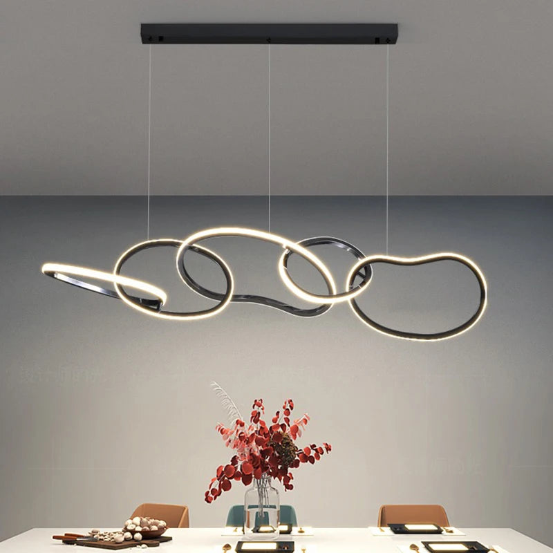 Chambre moderne salle à manger décorative led plafonniers lampes suspendues éclairage intérieur éclairage intérieur plafonnier lustre
