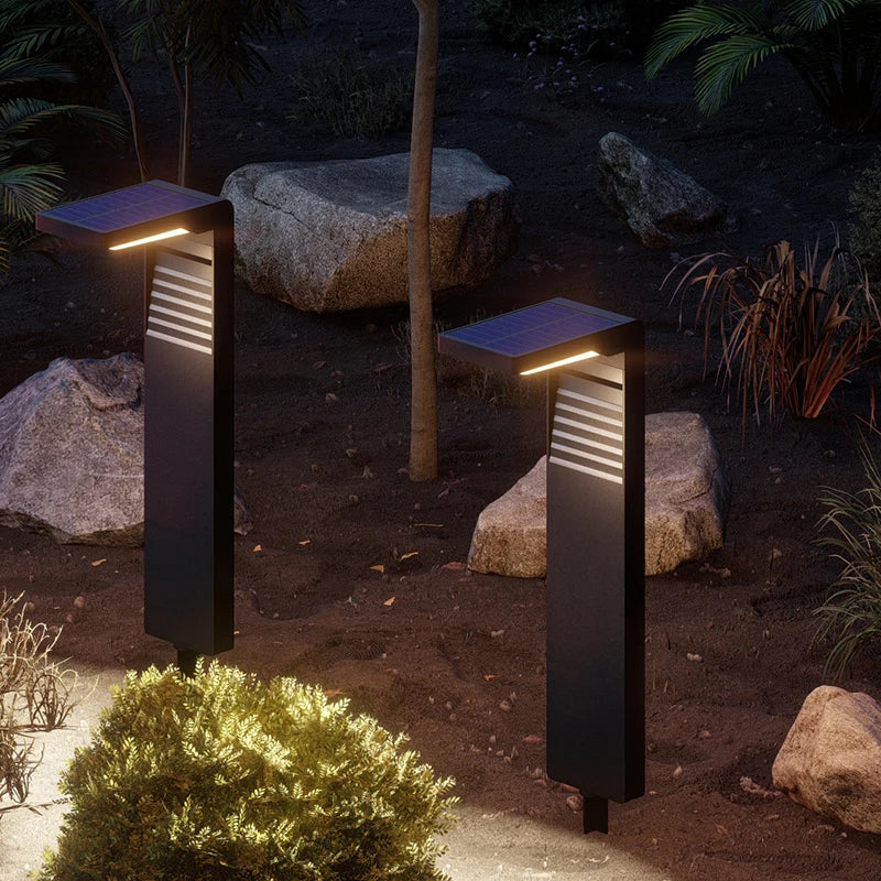 Lampe solaire IP55 étanche extérieur sol pelouse lumières LED Villa jardin paysage lampes debout prise de sol lumière du soleil éclairage - vue 3 sur 13