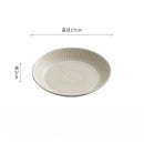 Assiette ceramique japonaise retro relief style artistique