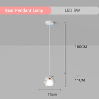 suspension dessin animé animal lapin ours pour enfants soins oculaires