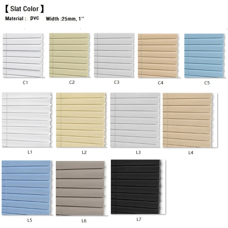 Store vénitien pvc occultant lames v personnalisable fenêtre