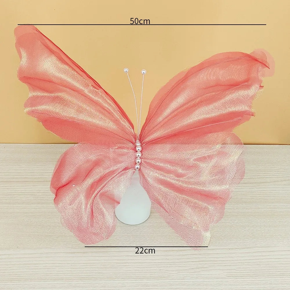 décoration papillons géants pour baby shower mariage anniversaire - vue 5 sur 19