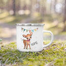 Mug enfant personnalisé avec animal style dessin enamel