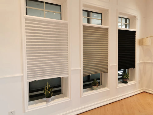 Store enroulable zébré occultant pour fenêtres et portes