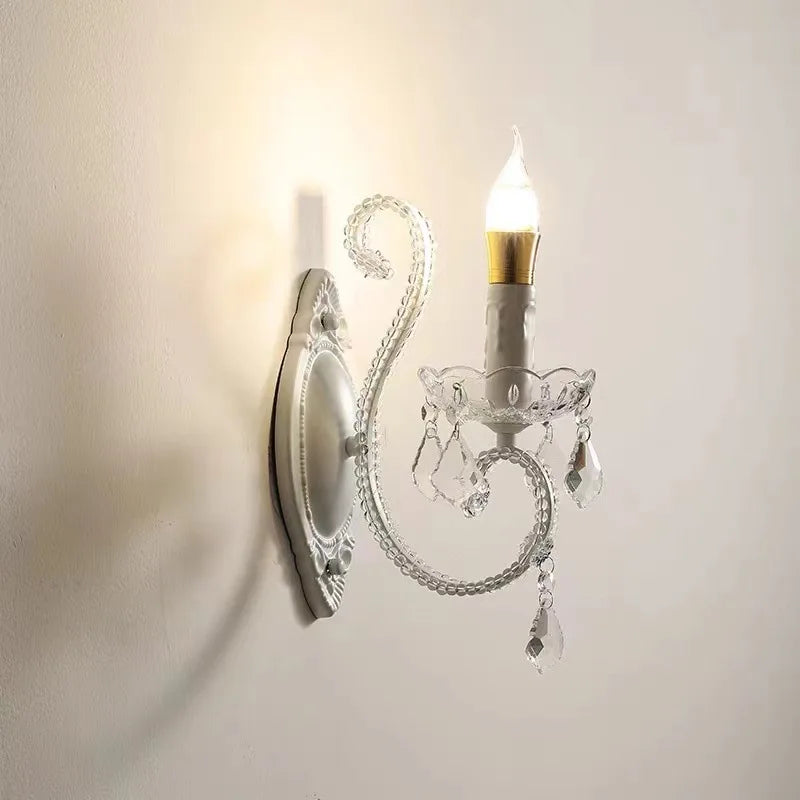 lustre retro en cristal art nordique pour salon et salle à manger - vue 4 sur 11