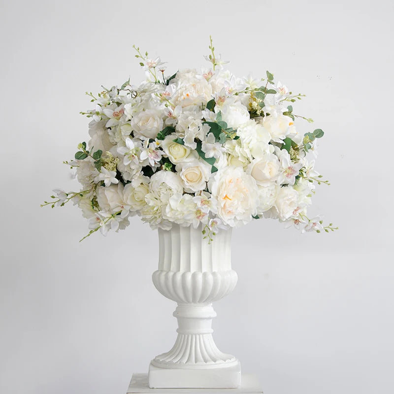 boules de fleurs artificielles en soie pour décoration de mariage et photo