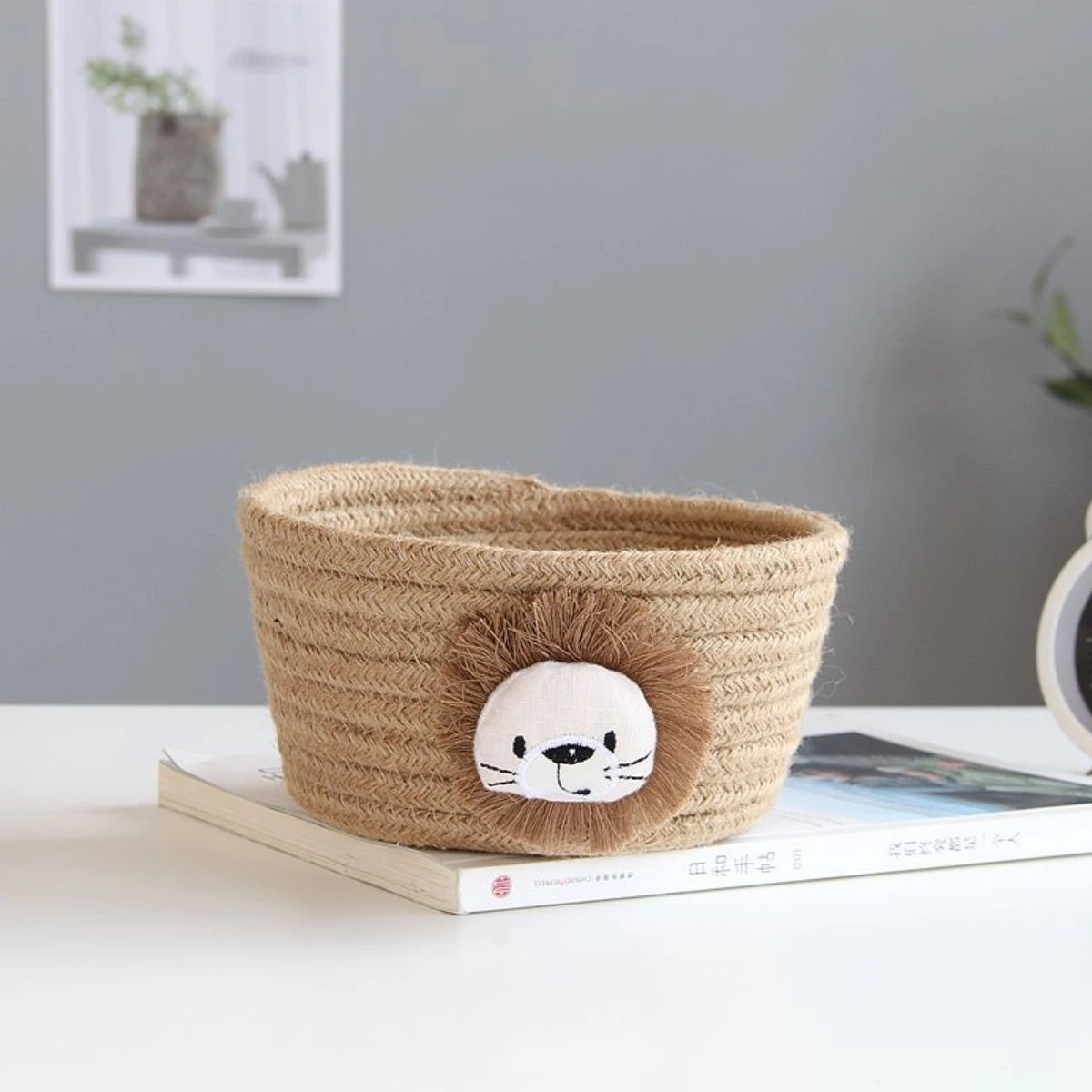 panier de rangement en forme d'animal mignon pour enfants - vue 3 sur 8
