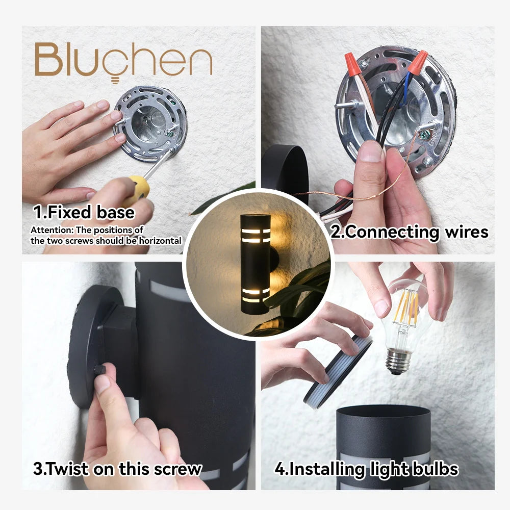 applique murale led étanche en inox pour extérieur élégant et moderne - vue 8 sur 7