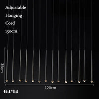 suspension lustre nordique en cuivre pour villa