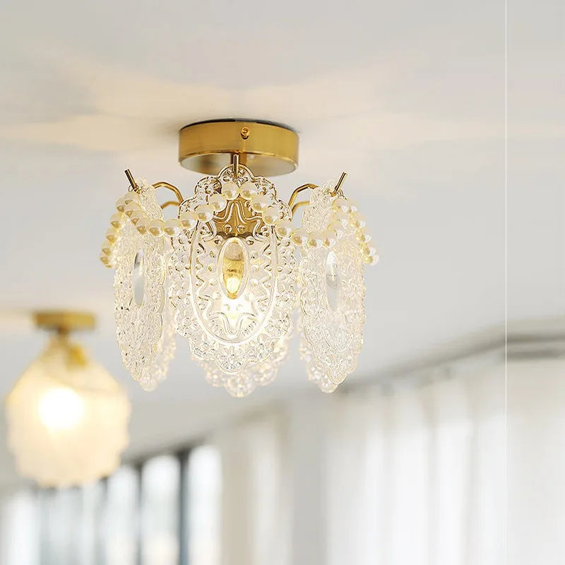 Plafonnier en verre style italien - vue 4 sur 10