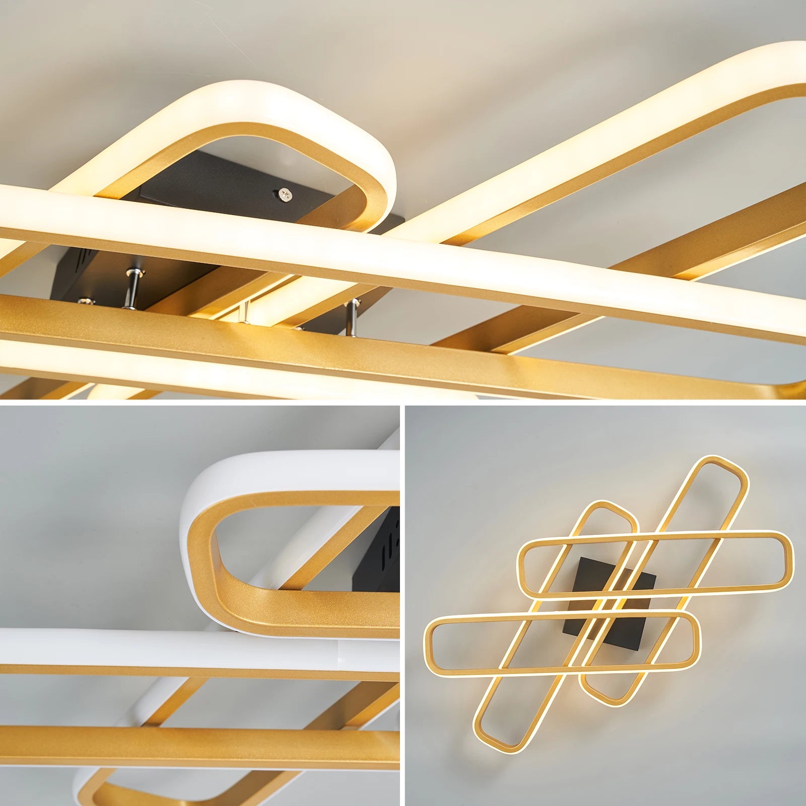 lustre moderne à LED design créatif pour intérieur - vue 4 sur 10