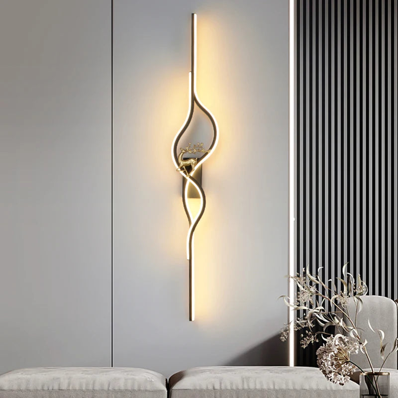 Applique murale design arrondie moderne