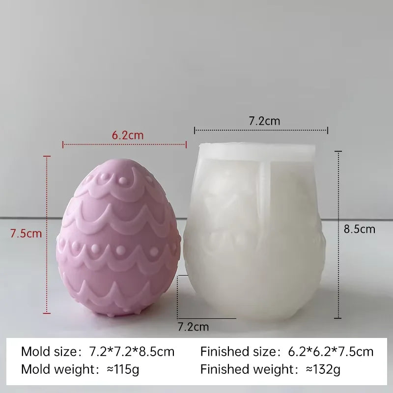 moule en silicone pour bougies œufs de pâques fait maison - vue 12 sur 21