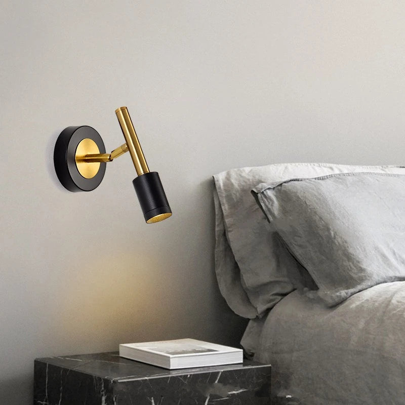 lampe de chevet murale moderne réglable rotative projecteur