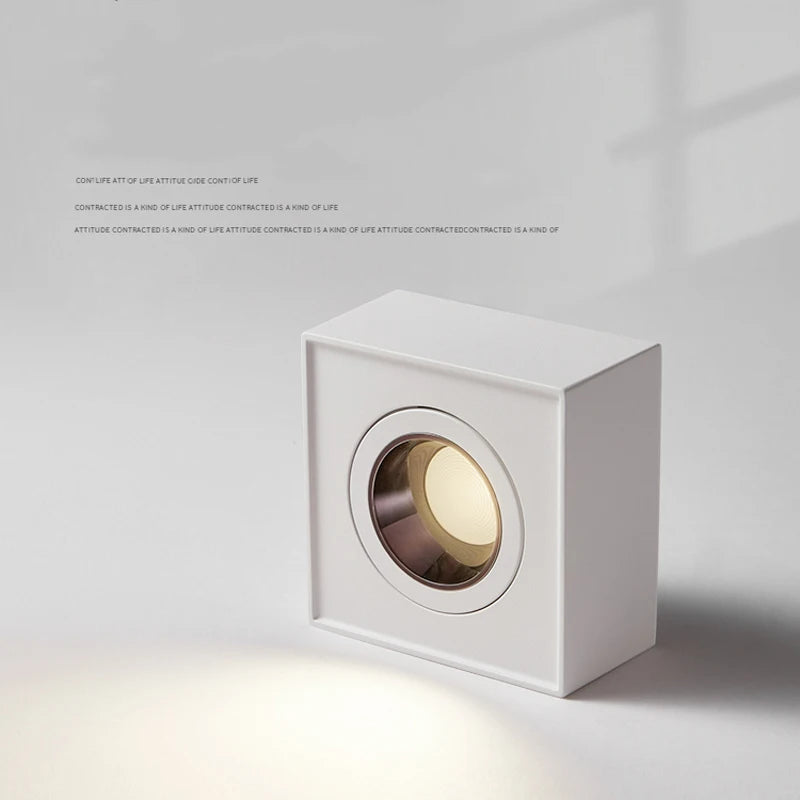 spot led 	carré monté en surface pour éclairage intérieur - vue 5 sur 5