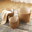panier de rangement en osier pour divers articles et plantes