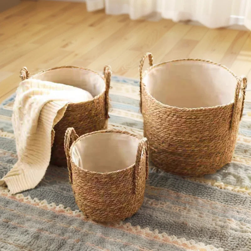 panier de rangement en osier pour divers articles et plantes - vue 4 sur 9