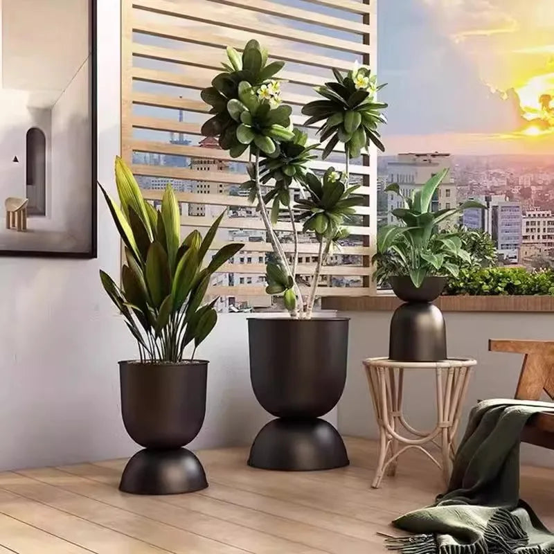pots pour plantes et décorations de jardin élégantes - vue 6 sur 8