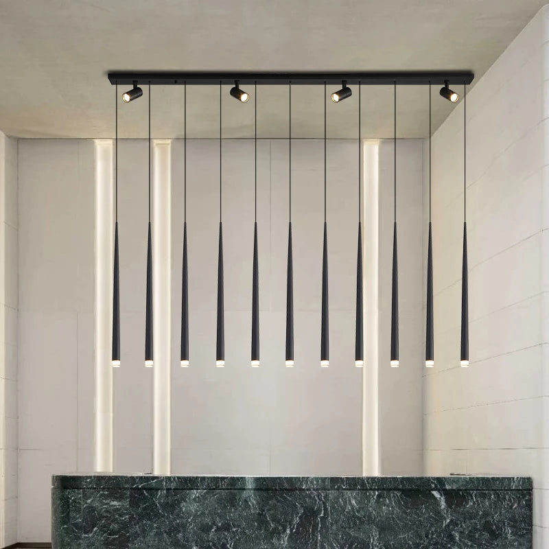 lustre de luxe nordique moderne avec éclairage led - vue 2 sur 11