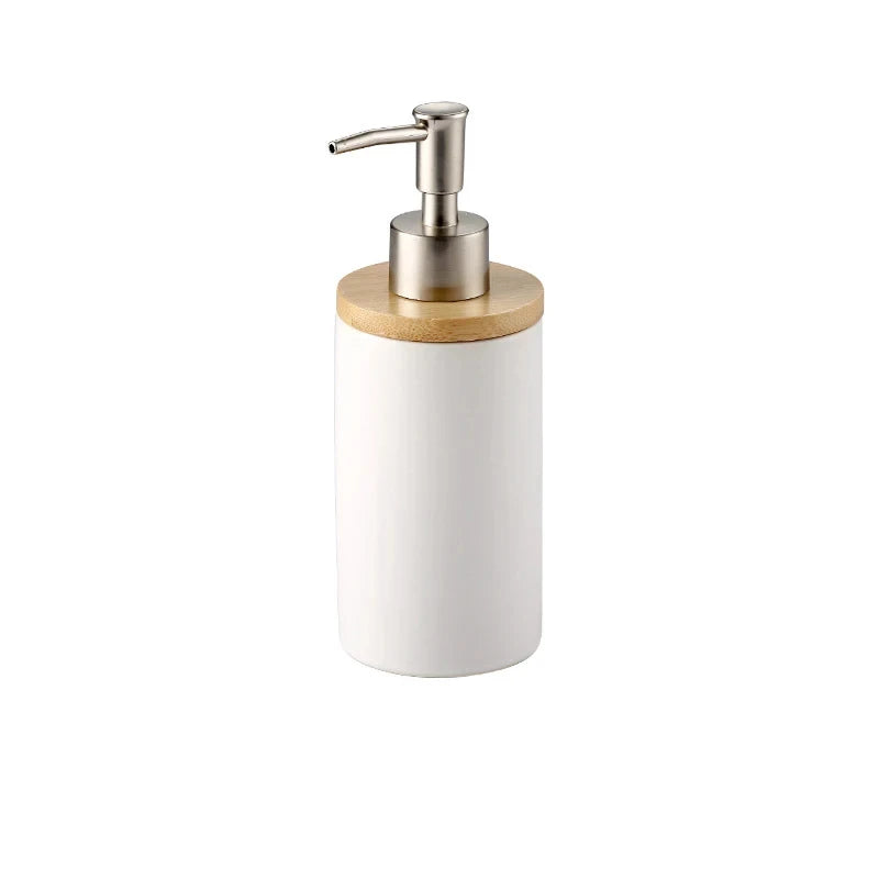 porte-brosse à dents en céramique style nordique avec base en bois - vue 15 sur 22