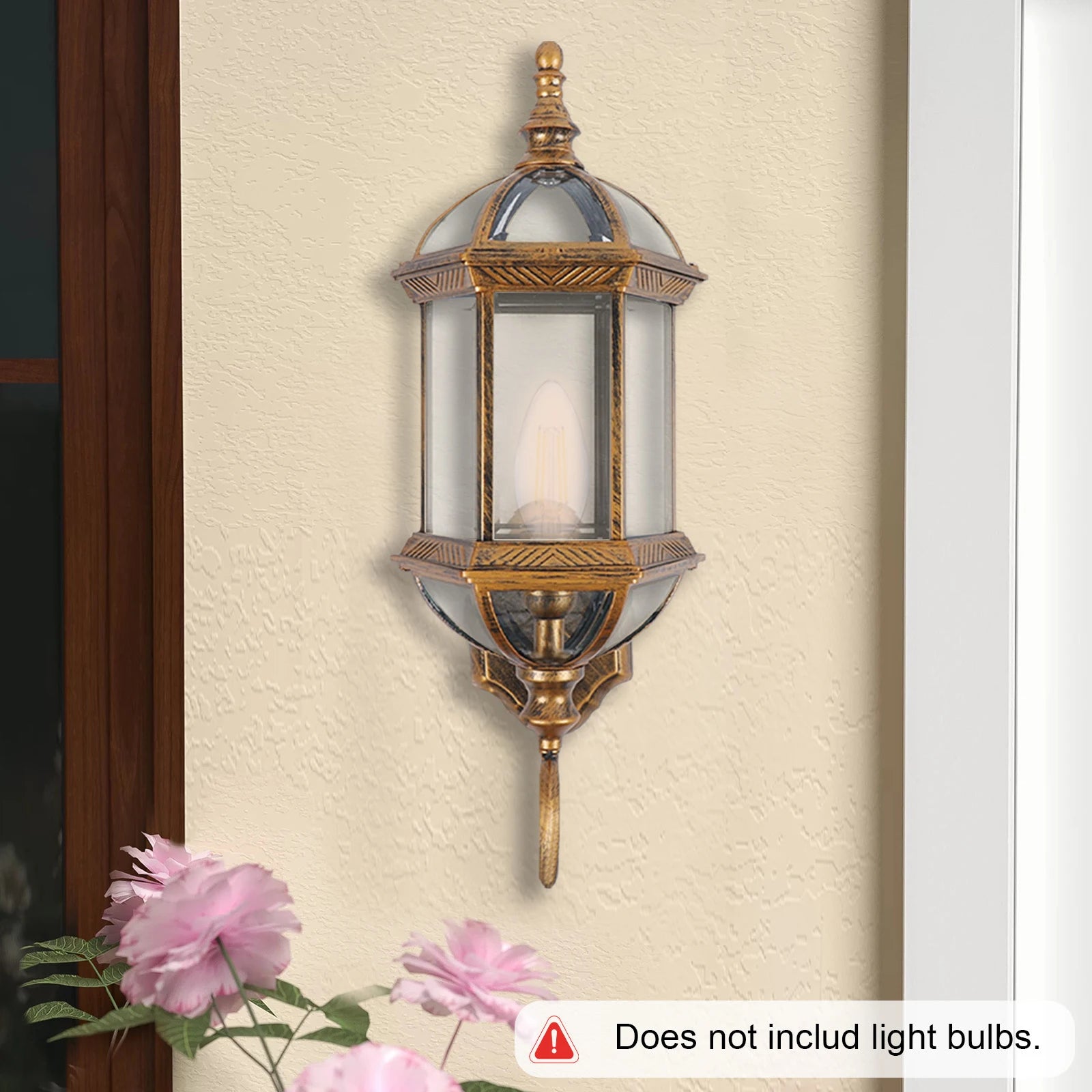 applique murale vintage étanche pour extérieur décoratif