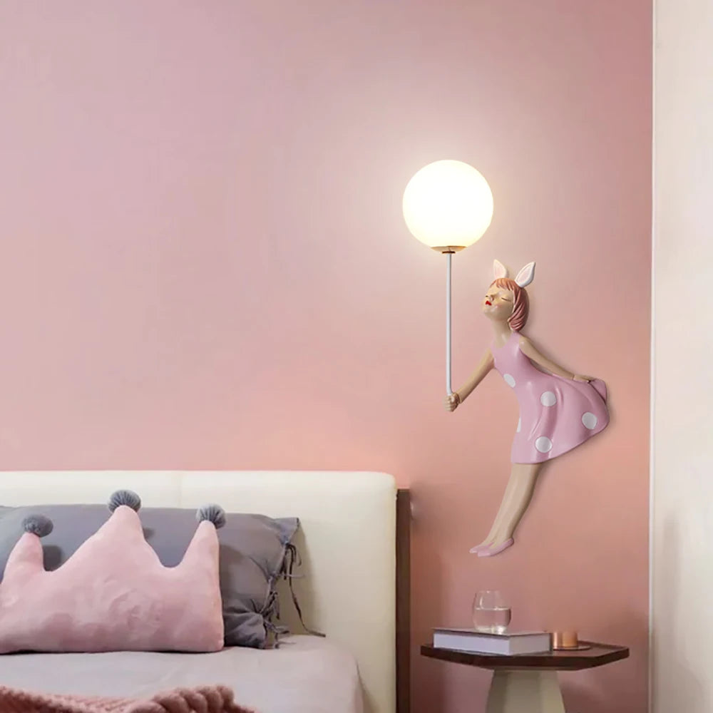 Applique murale 3d dessin animé pour fille décoration chevet - vue 3 sur 15