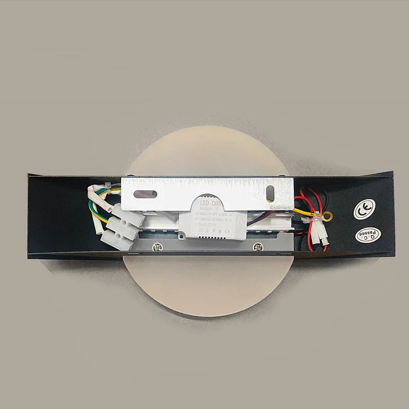 applique murale led moderne décorative simple rond ou carré - vue 6 sur 10