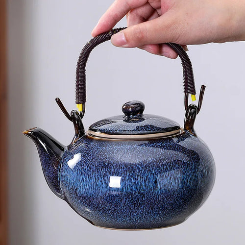 service à thé gongfu japonais porcelaine filtre intégré