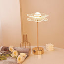 Lampe à poser style vintage LED en métal doré Anila