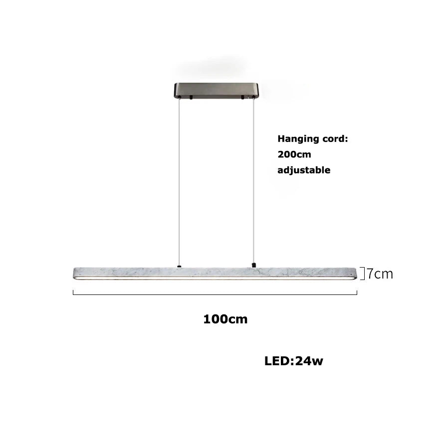lustre marbre classique tendance 2023 pour éclairage intérieur moderne - vue 11 sur 11