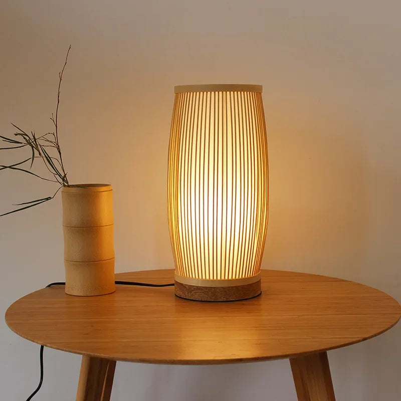Lampe de Table japonaise Tatami Club Zen - vue 4 sur 13